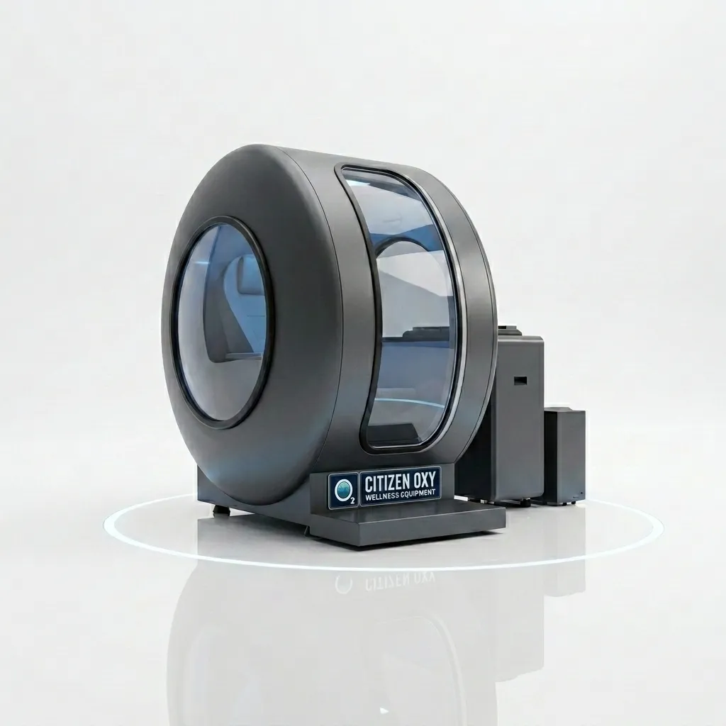 CO1003 Seated w/ Windows Hyperbaric Chamber alternate finish